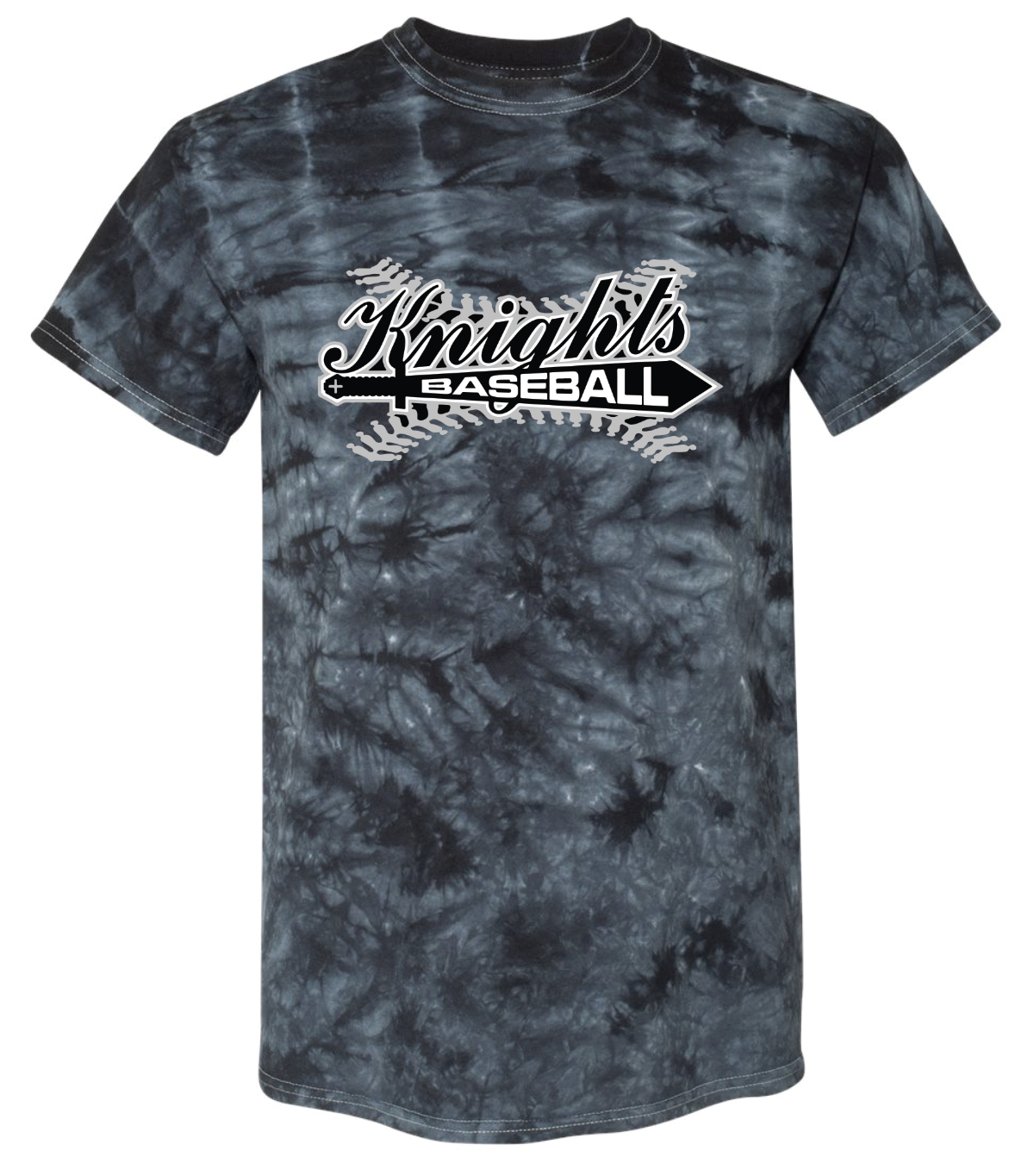 Silver Knights Crystal Tie Dye T-shirt