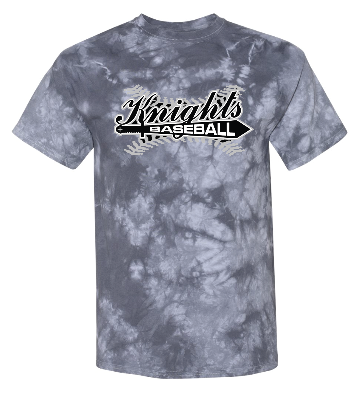 Silver Knights Crystal Tie Dye T-shirt