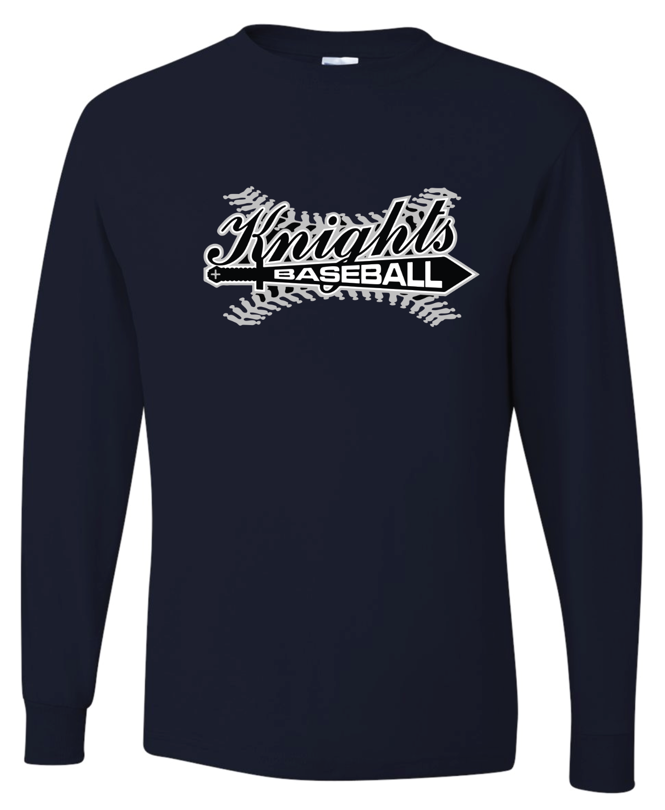 Silver Knights Jerzees Dry Power Long Sleeve T-shirt