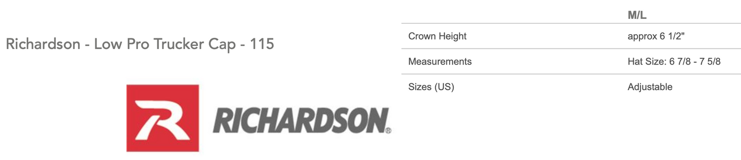 Lake Jivaro Low Pro Trucker Cap