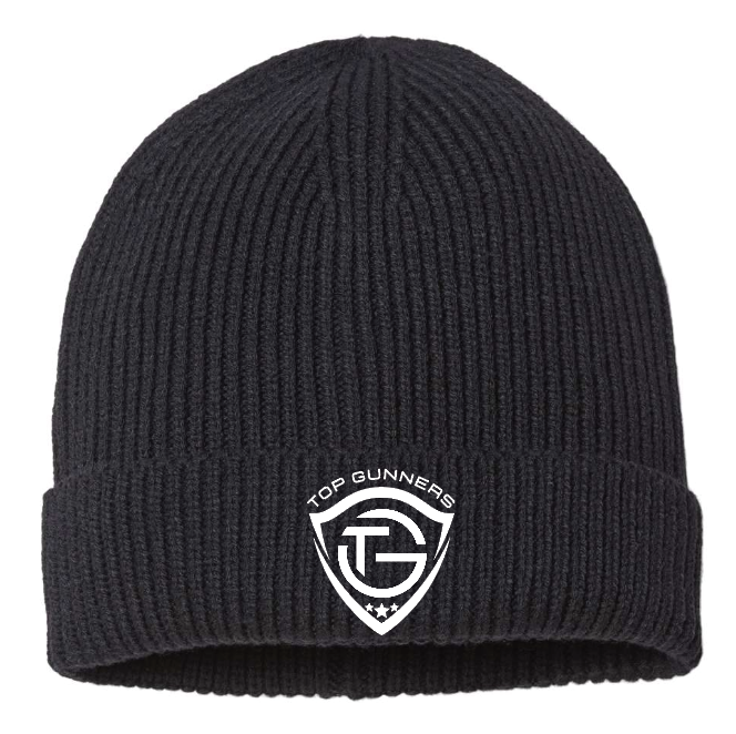 Top Gunners Fine Rib Knit Beanie
