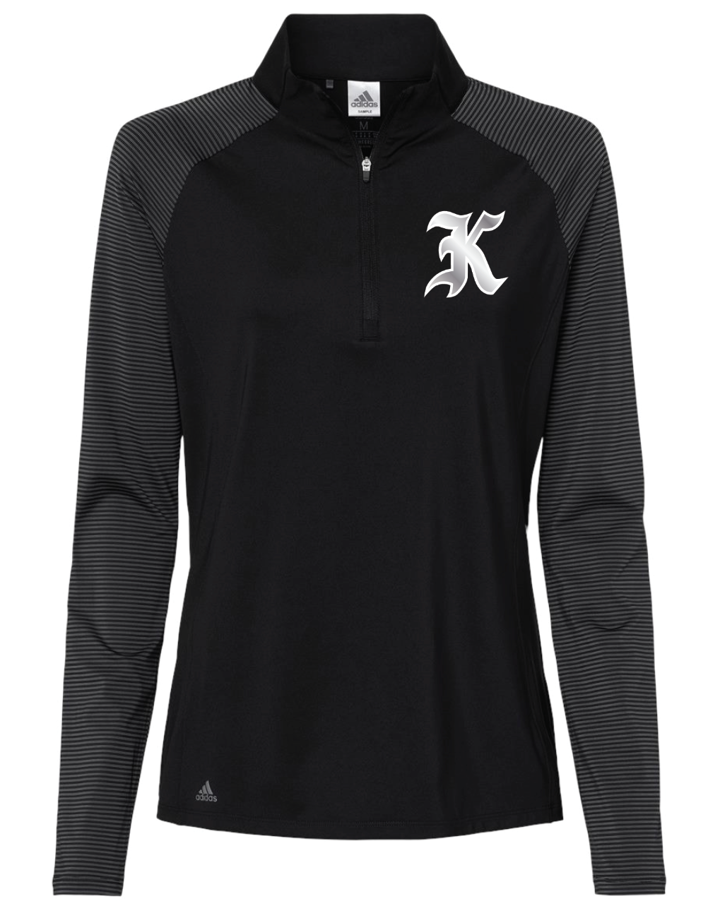Knights Adidas Women's Stripe Block Quarter-Zip Pullover