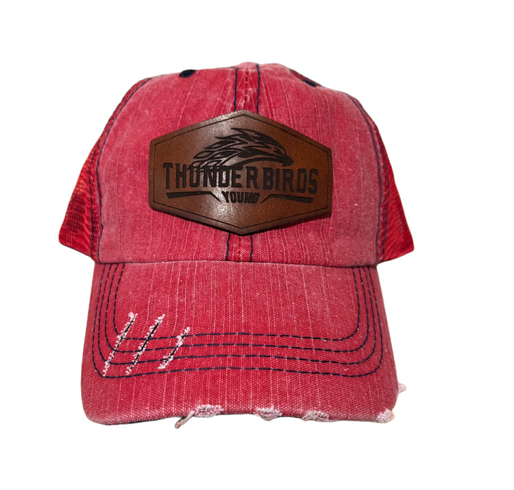 Leather Patch Baseball Cap