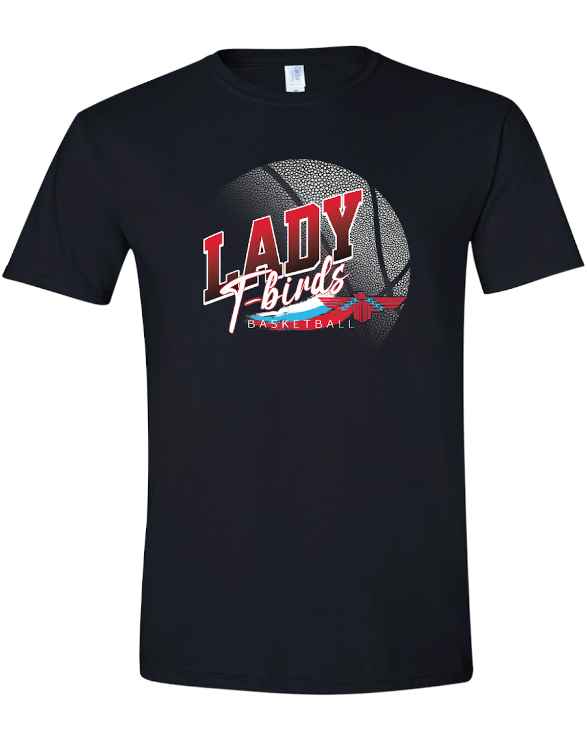 Lady T-bird Bball Gildan Softstyle T-Shirt