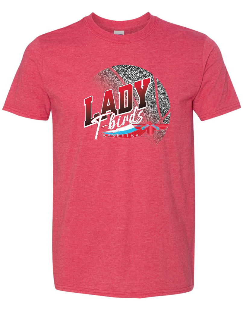 Lady T-bird Bball Gildan Softstyle T-Shirt
