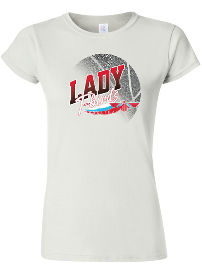 Lady T-bird Bball Womens Gildan Softstyle T-Shirt