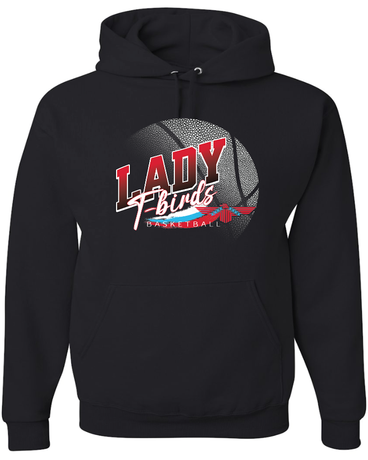 Lady T-bird Bball Hooded Sweatshirt
