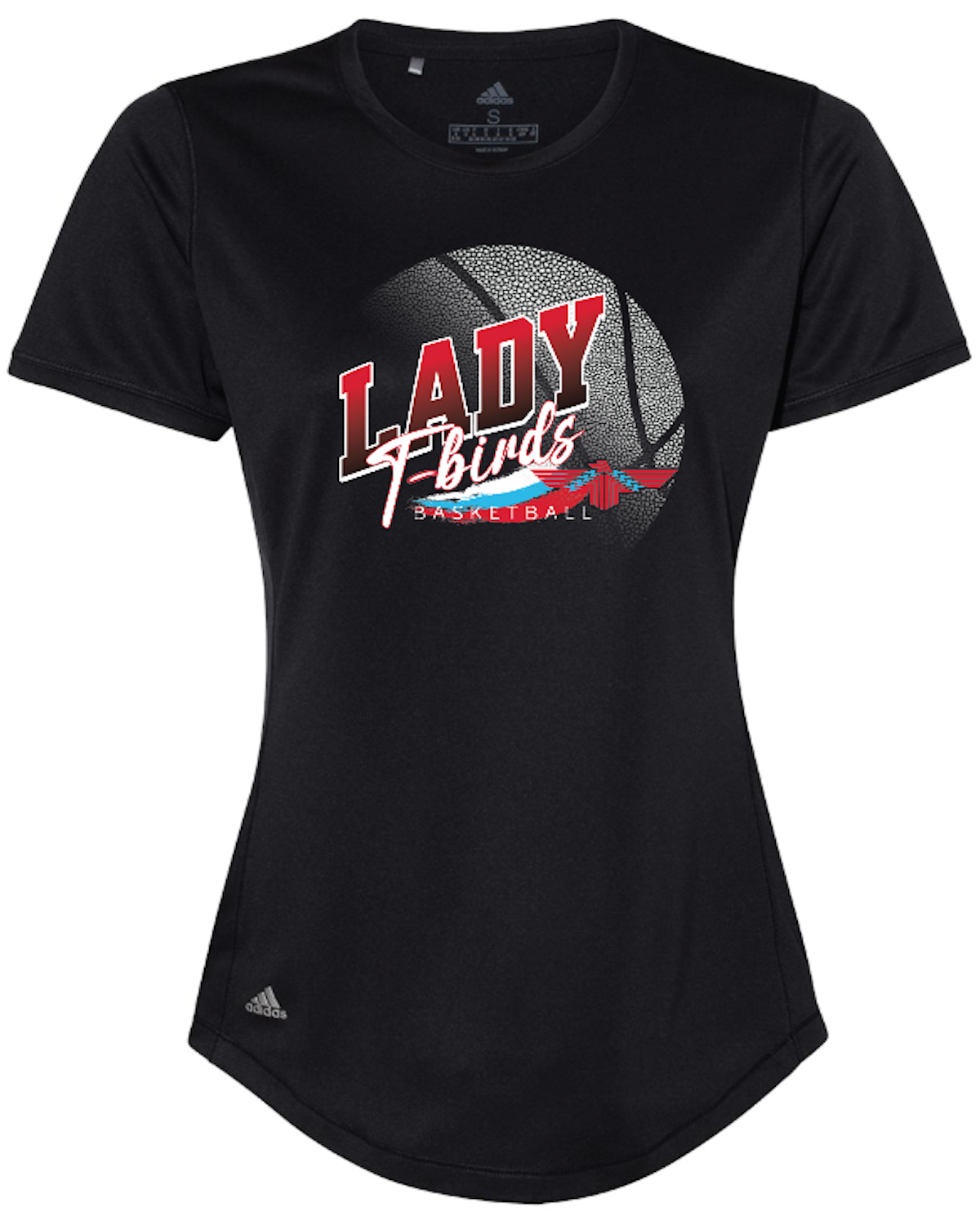 Lady T-bird Bball Adidas Womens Sports T-shirt