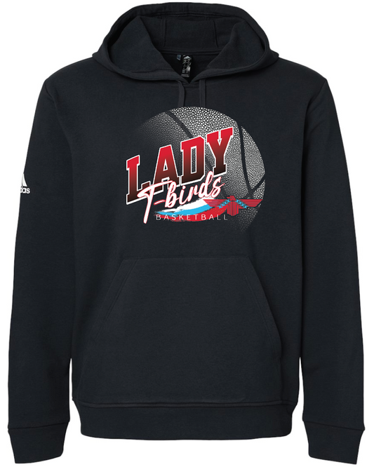 Lady T-bird Basketball Adidas Fleece Hooded Sweatshirt