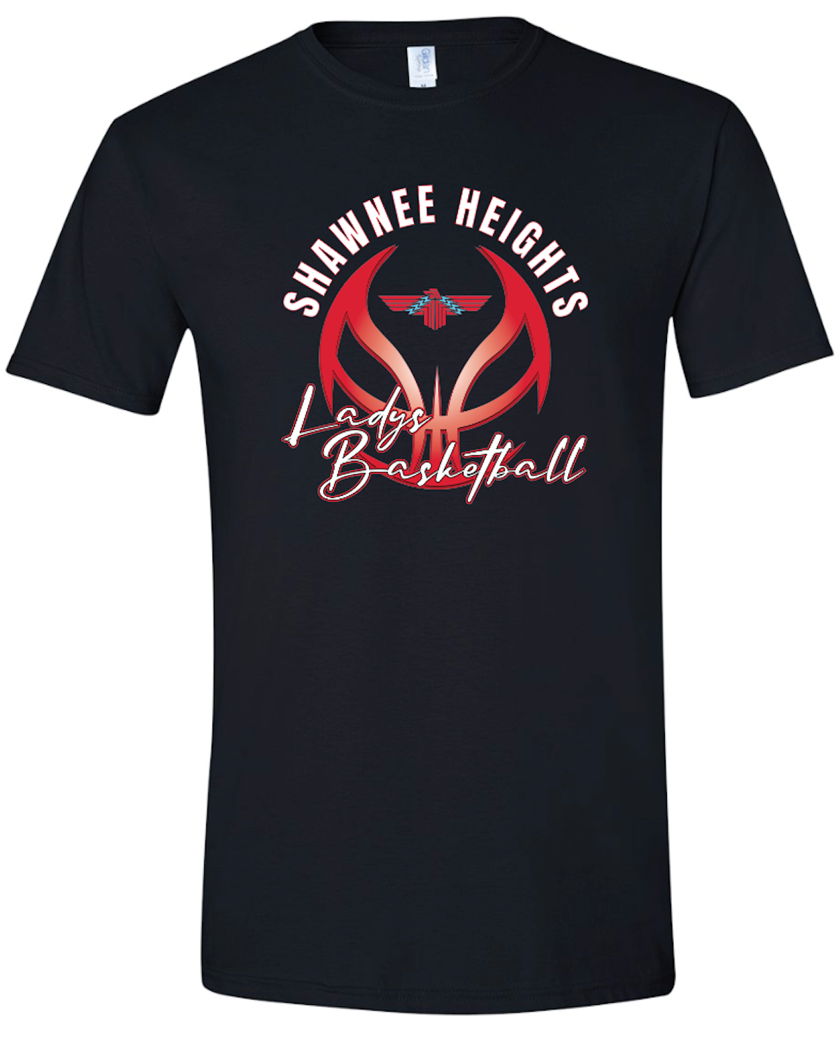 Shawnee Heights Ladys Basketball Gildan Softstyle T-Shirt