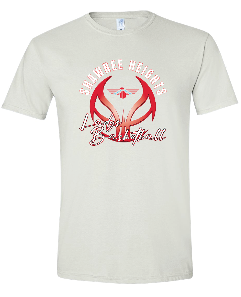 Shawnee Heights Ladys Basketball Gildan Softstyle T-Shirt