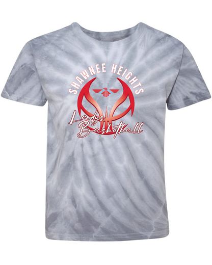 Shawnee Heights Ladys Basketball Tie Dye T-shirt