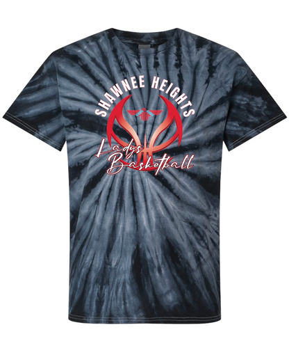 Shawnee Heights Ladys Basketball Tie Dye T-shirt