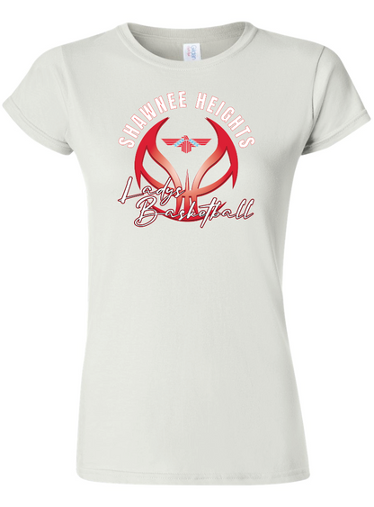 Shawnee Heights Ladys Basketball Womens Gildan Softstyle T-Shirt