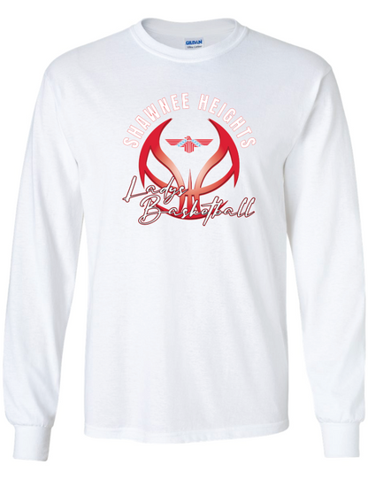 Shawnee Heights Ladys Basketball Gildan Ultra Cotton Long Sleeve T-Shirt
