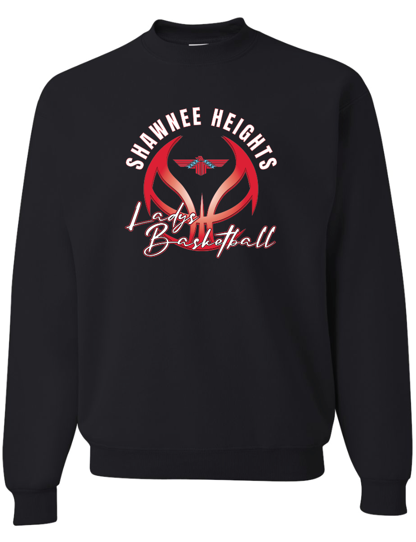 Shawnee Heights Ladys Basketball Crew Sweatshirt