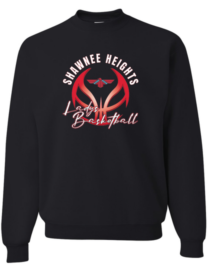 Shawnee Heights Ladys Basketball Crew Sweatshirt