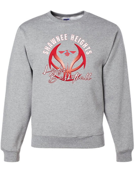 Shawnee Heights Ladys Basketball Crew Sweatshirt