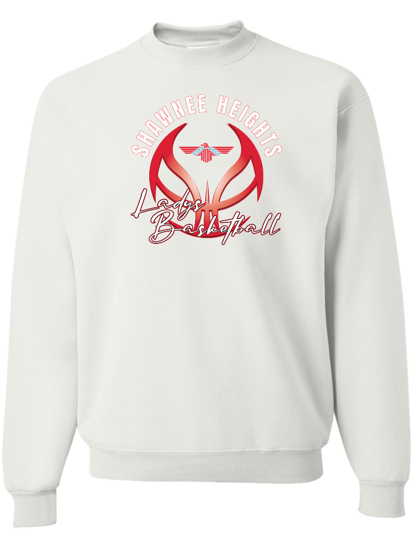 Shawnee Heights Ladys Basketball Crew Sweatshirt