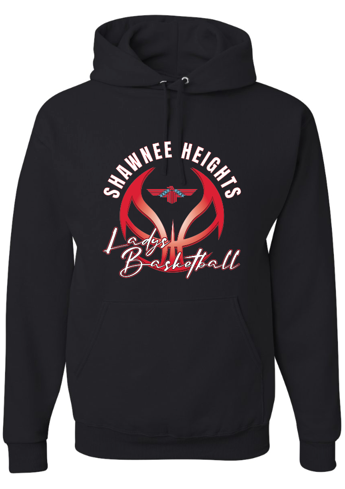 Shawnee Heights Ladys Basketball Hooded Sweatshirt