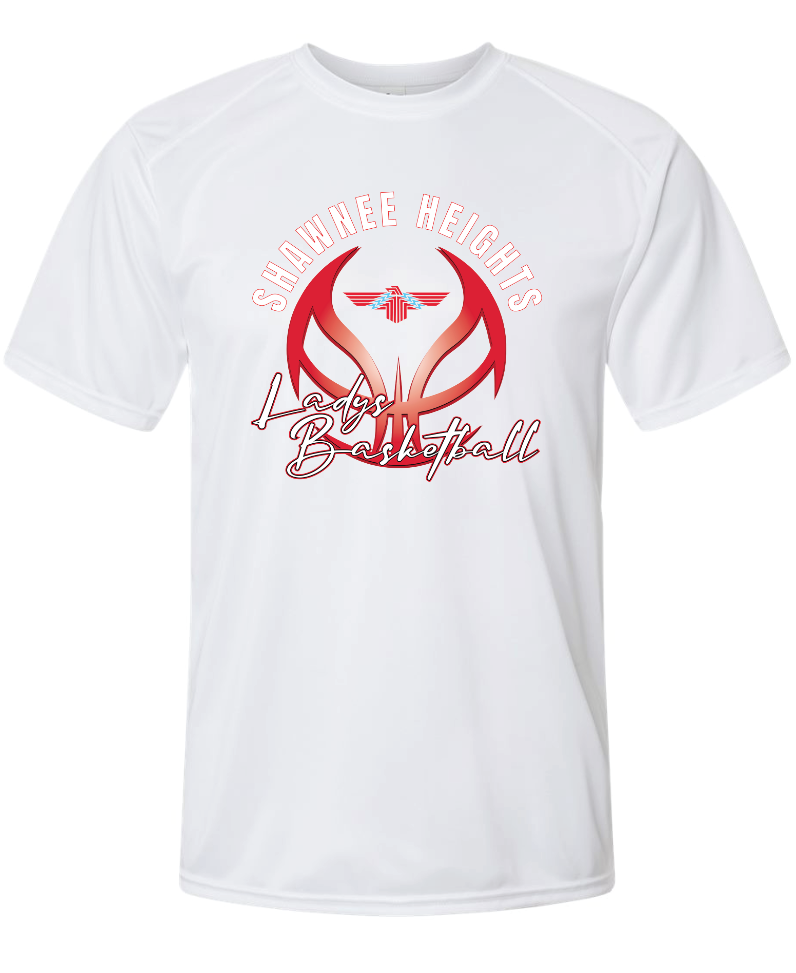 Shawnee Heights Ladys Basketball  Paragon Performance T-shirt