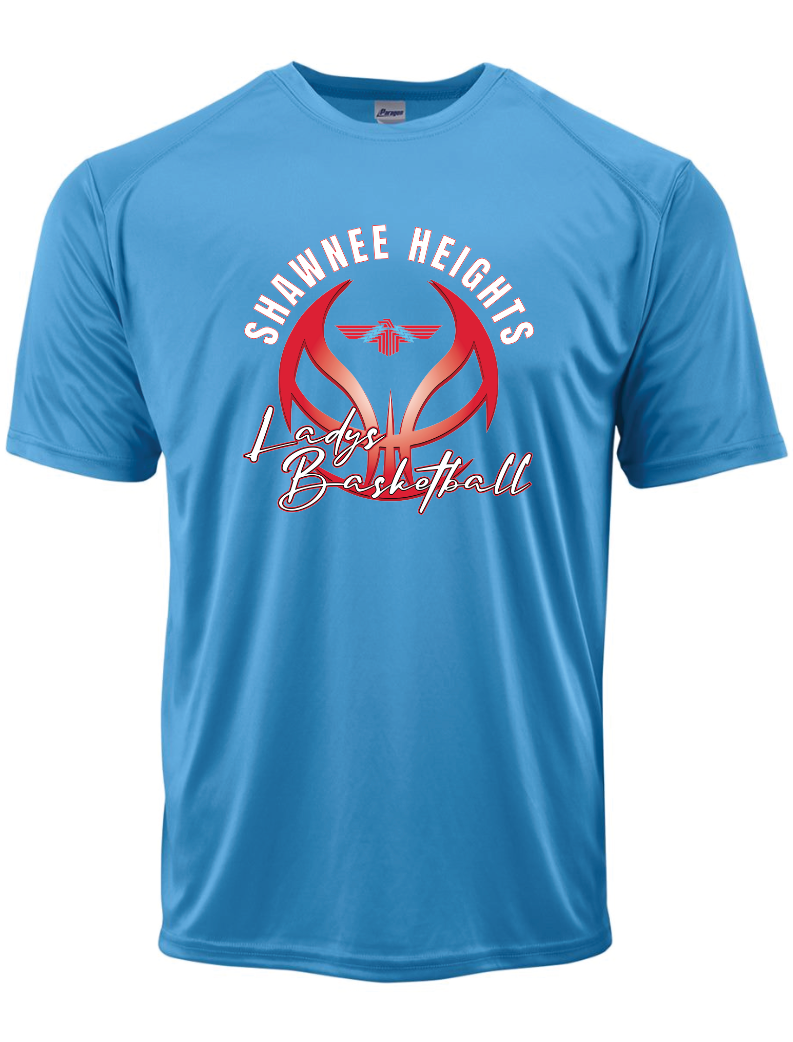Shawnee Heights Ladys Basketball  Paragon Performance T-shirt