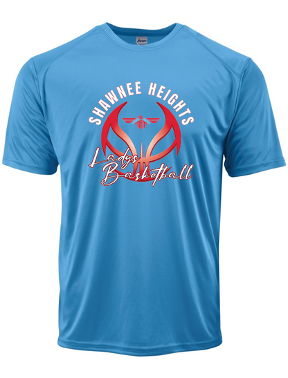Shawnee Heights Ladys Basketball  Paragon Performance T-shirt