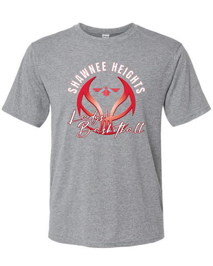 Shawnee Heights Ladys Basketball  Paragon Performance T-shirt