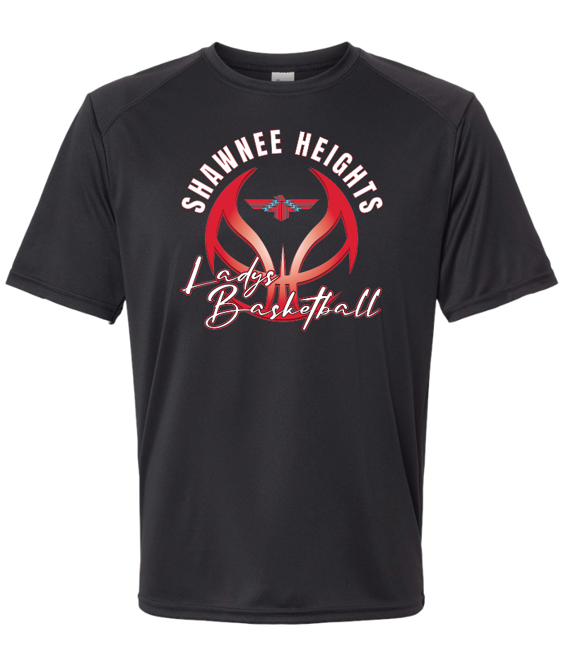 Shawnee Heights Ladys Basketball  Paragon Performance T-shirt