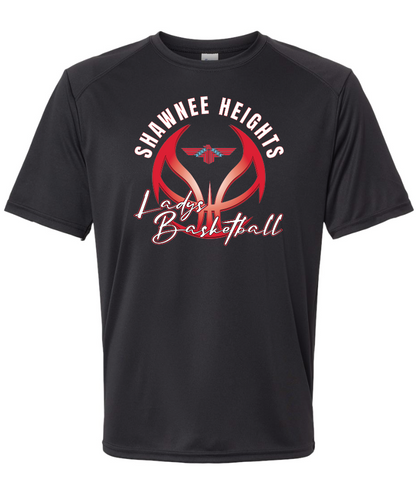 Shawnee Heights Ladys Basketball  Paragon Performance T-shirt