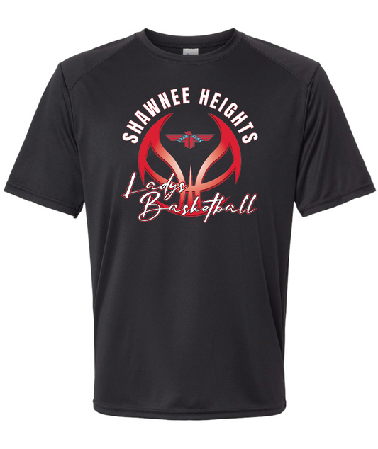 Shawnee Heights Ladys Basketball  Paragon Performance T-shirt