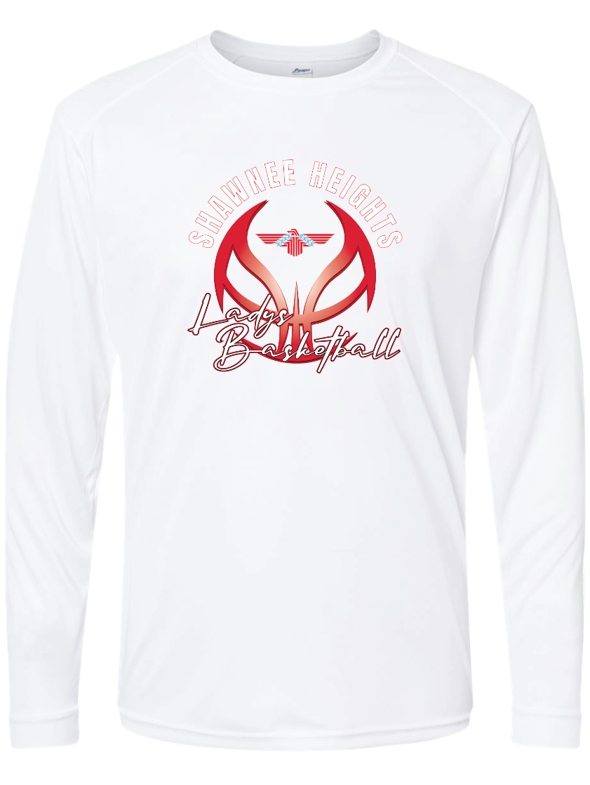 Shawnee Heights Ladys Basketball Paragon Performance Long Sleeve T-shirt