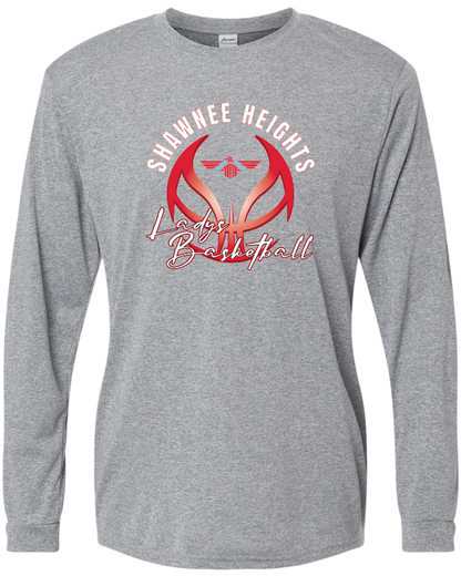 Shawnee Heights Ladys Basketball Paragon Performance Long Sleeve T-shirt