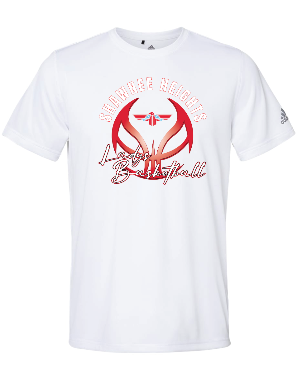 Shawnee Heights Lady Basketball Adidas Sports T-shirt