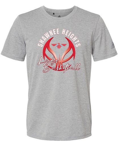 Shawnee Heights Lady Basketball Adidas Sports T-shirt