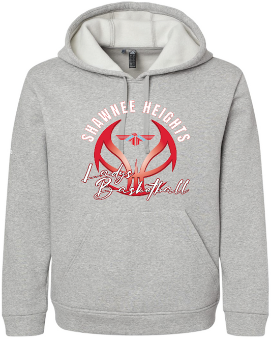 Shawnee Heights Ladys Basketball Adidas Fleece Hooded Sweatshirt