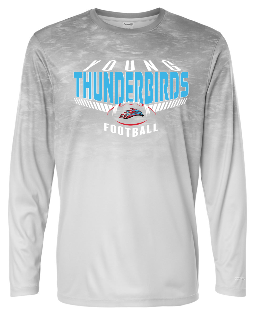 Thunderbirds Football Paragon Fade Performance Long Sleeve - Various Designs