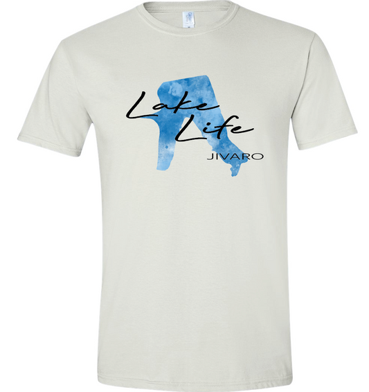 Lake Jivaro Watercolor Gildan Softstyle T-Shirt