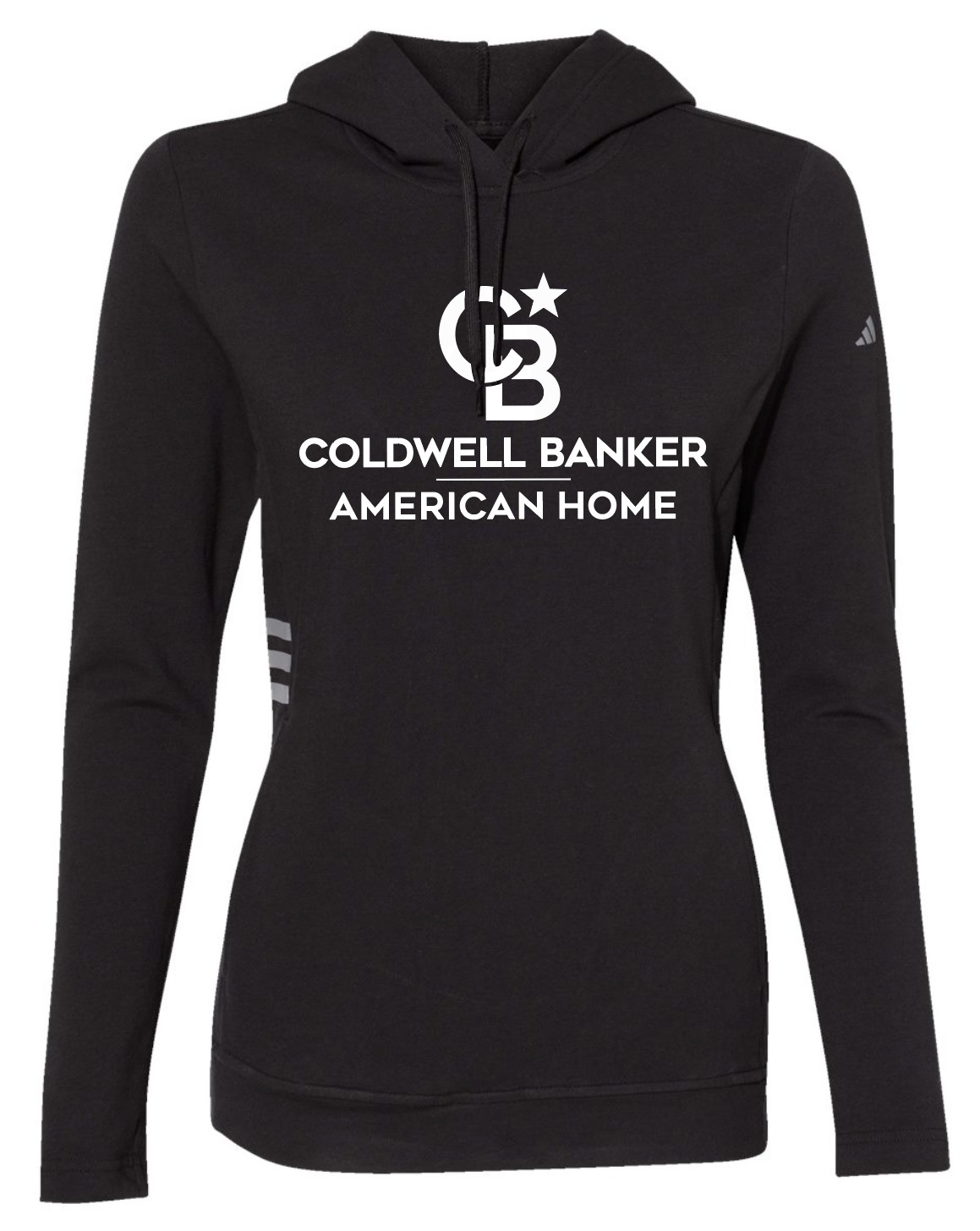 Coldwell Banker Adidas Womens Lightweight Hooded Sweatshirt