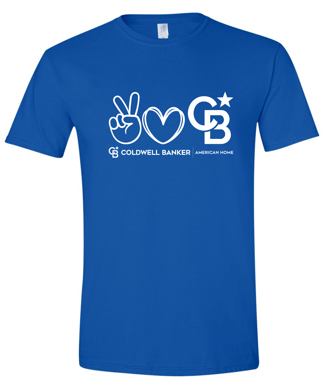 Peace Love Coldwell Banker Gildan Softstyle T-Shirt
