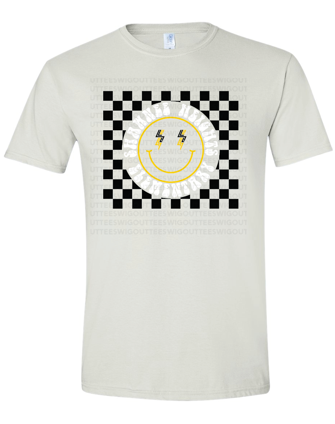SHES Happy Face Gildan Softstyle T-Shirt