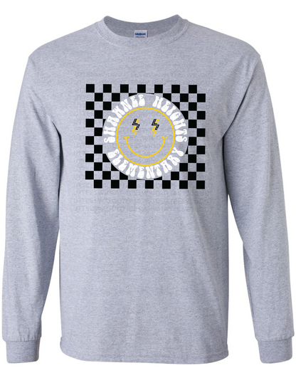 SHES Happy Face Long Sleeve T-Shirt