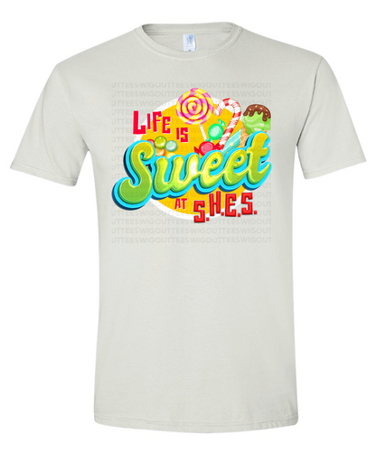 Life Is Sweet at SHES Gildan Softstyle T-Shirt