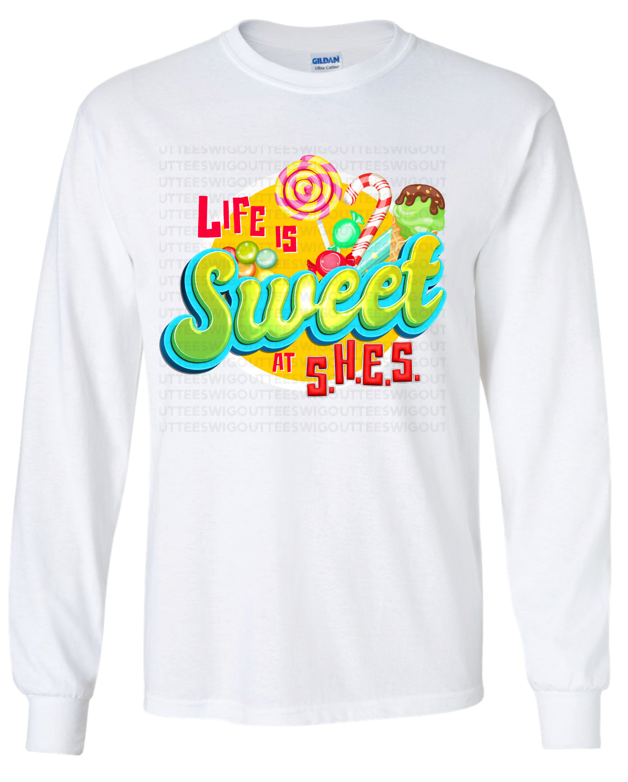 Life is Sweet at SHES Long Sleeve T-Shirt