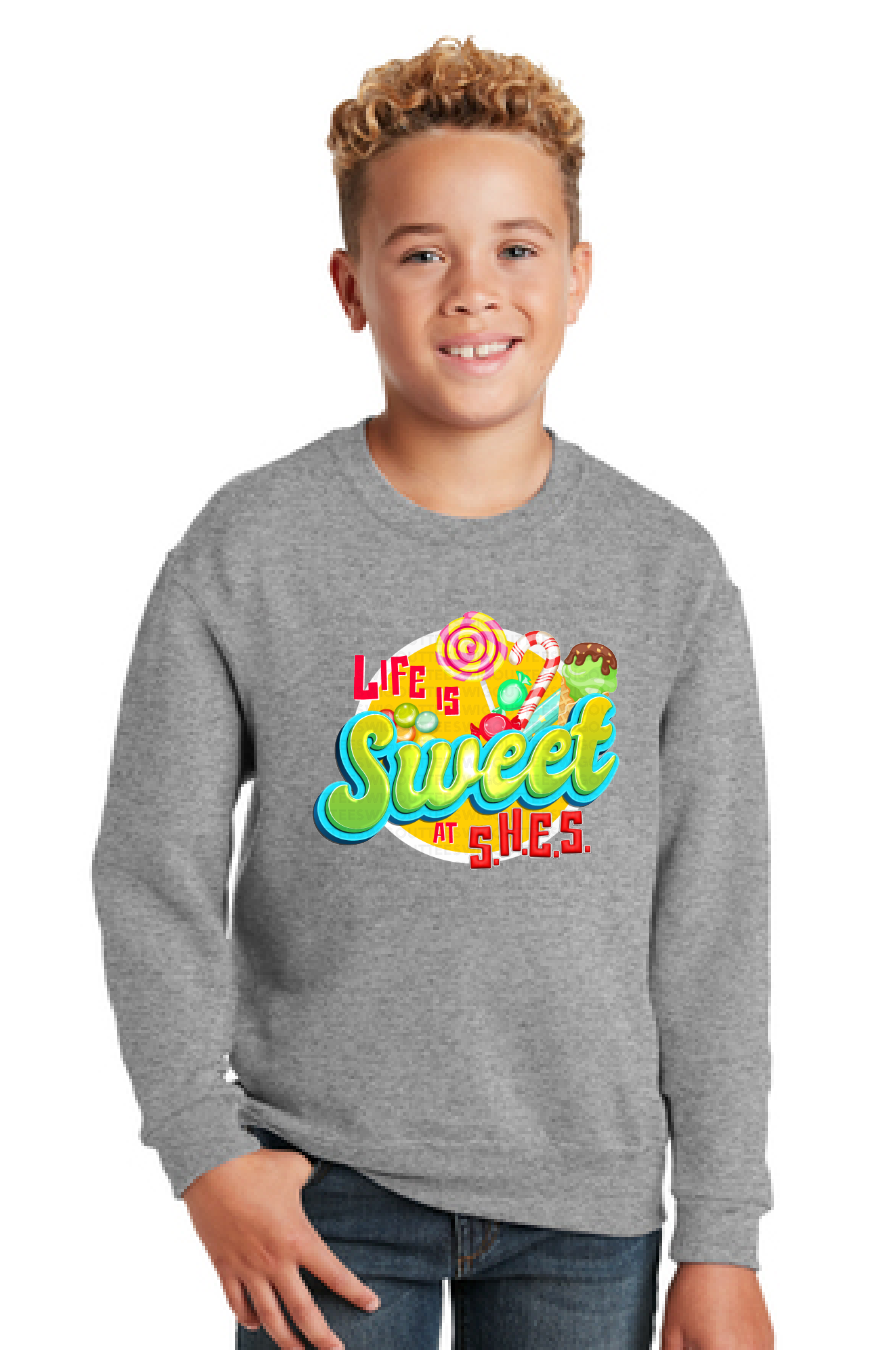 Life is Sweet at SHES Crew Sweatshirt