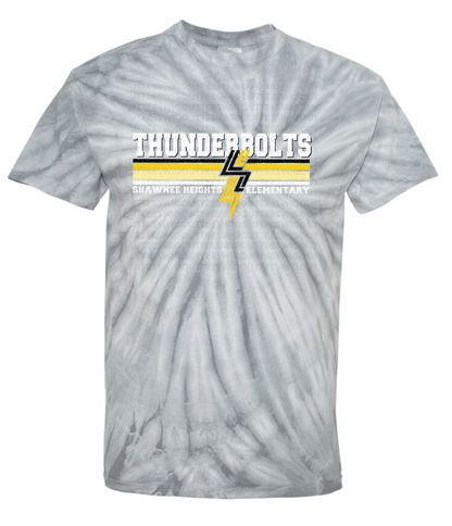 SHES Stripes Tie-Dyed T-Shirt