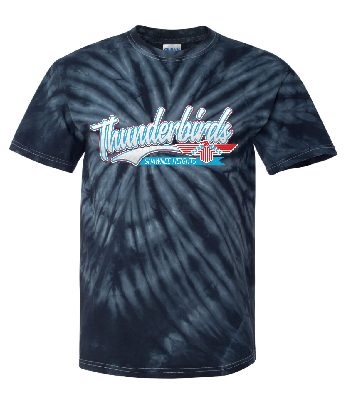 Thunderbirds at SHES Tie-Dyed T-Shirt