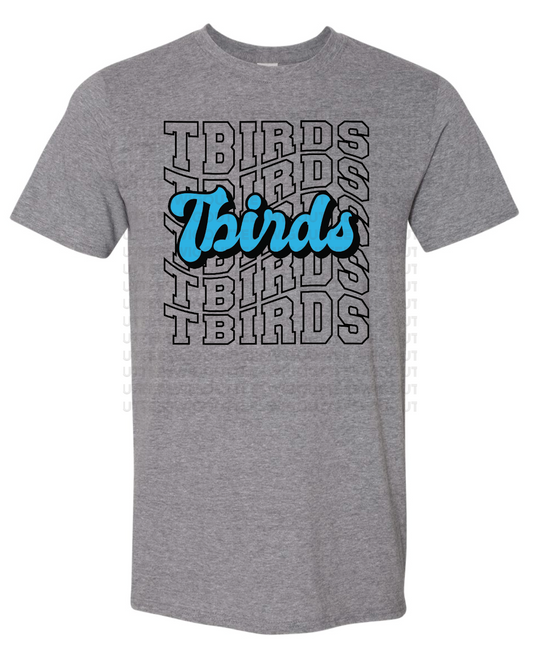 Wave Retro Tbirds Gildan Softstyle T-Shirt