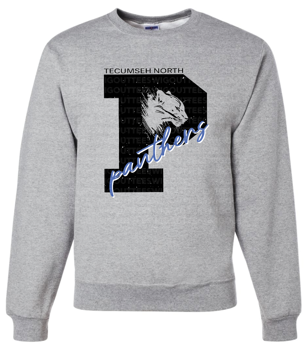 P is for Panther Crew Sweatshirt