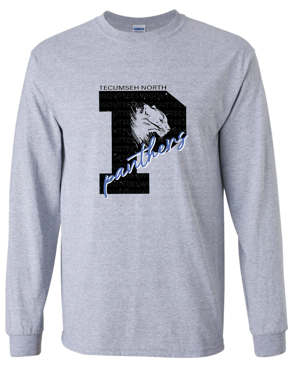 P is for Panther Long Sleeve T-Shirt